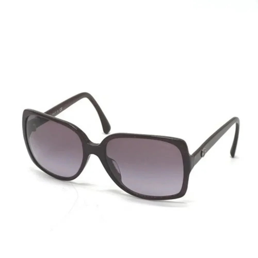 CHANEL 5267-A CC Mark eyewear glasses sunglasses Plastic Purple Based CHANEL Purple Plastic Frame Sunglasses for Women for sale | eBay main image 3